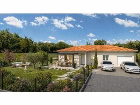 terrain avec maison neuve à vendre