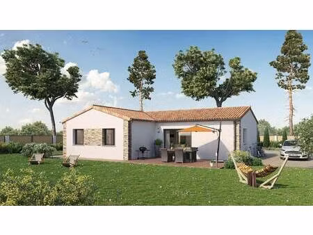 terrain avec maison neuve à vendre
