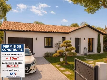 terrain avec maison neuve à vendre