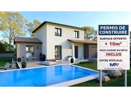 terrain avec maison neuve à vendre