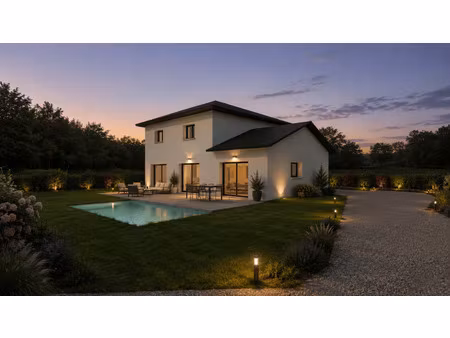 terrain avec maison neuve à vendre