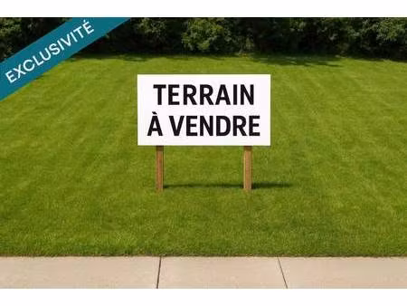 terrain constructible viabilisé à vendre