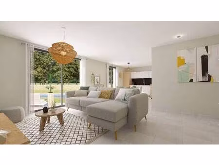terrain avec maison neuve à vendre