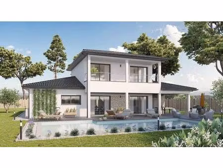 terrain avec maison neuve à vendre