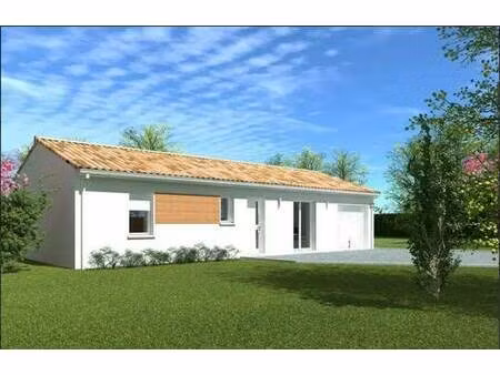 terrain avec maison neuve à vendre