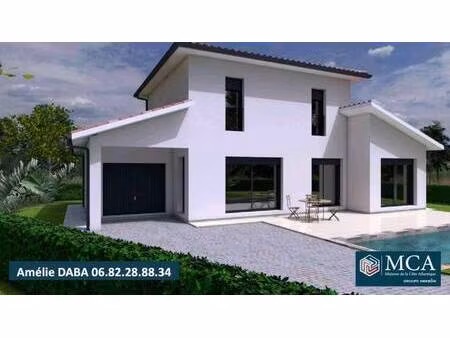 terrain avec maison neuve à vendre