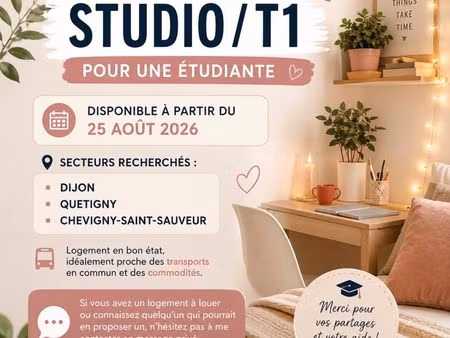 recherche location étudiante