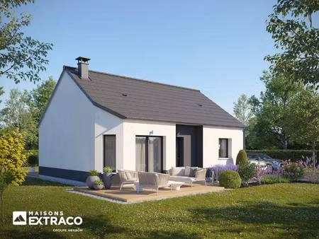 terrain avec maison neuve à vendre