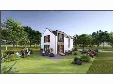 terrain avec maison neuve à vendre