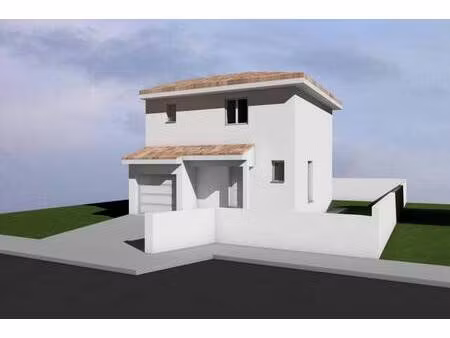 terrain avec maison neuve à vendre