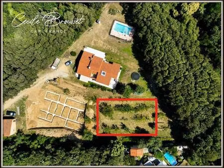 terrain constructible viabilisé à vendre