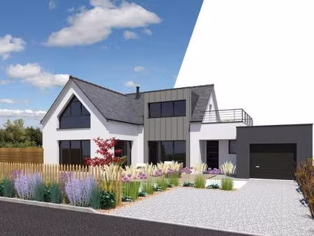 terrain avec maison neuve à vendre