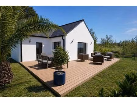 terrain avec maison neuve à vendre