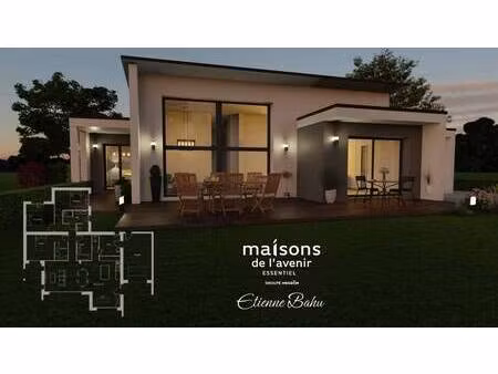 terrain avec maison neuve à vendre