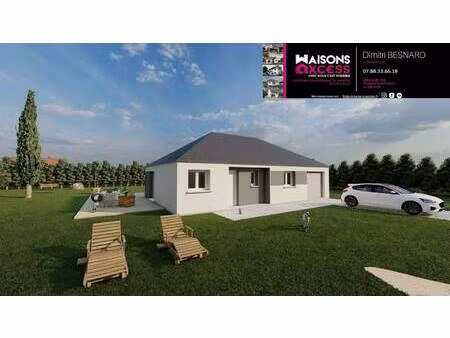 terrain avec maison neuve à vendre