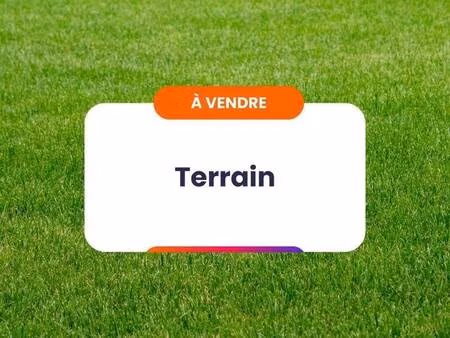 terrain constructible viabilisé à vendre