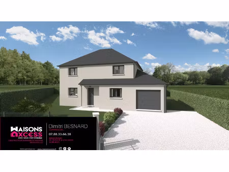 terrain avec maison neuve à vendre