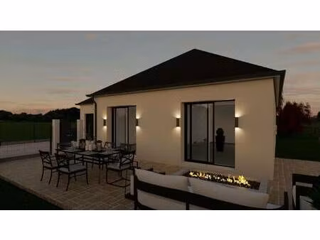 terrain avec maison neuve à vendre