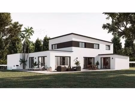 terrain avec maison neuve à vendre