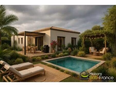 terrain avec maison neuve à vendre