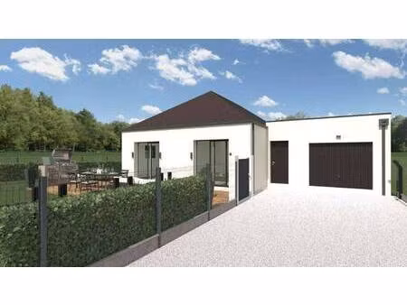 terrain avec maison neuve à vendre