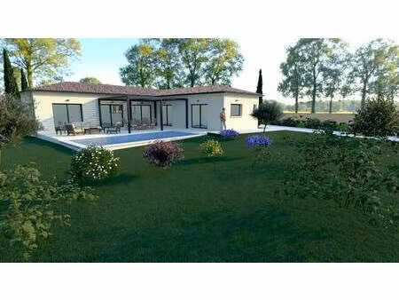 terrain avec maison neuve à vendre