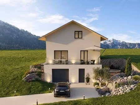 terrain avec maison neuve à vendre