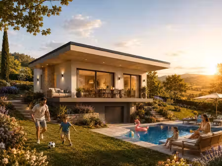 terrain avec maison neuf à vendre