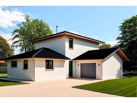 terrain avec maison neuve à vendre