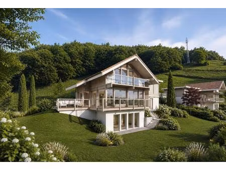 terrain avec maison neuve à vendre