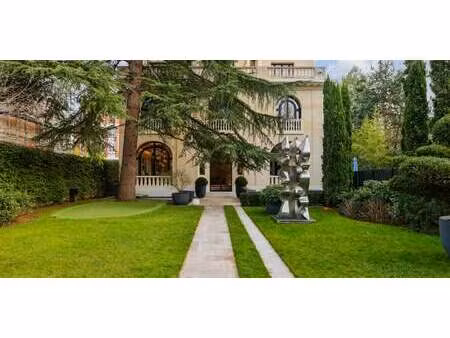 hôtel particulier avec jardin et salle de réception prince-marmottan - boulogne-billancour