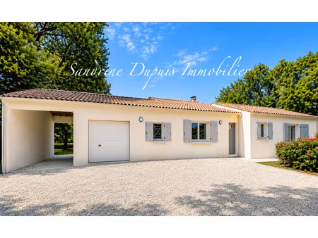 maison de plain-pied 150 m² – 4 chambres – grand garage – à 7 min de saintes