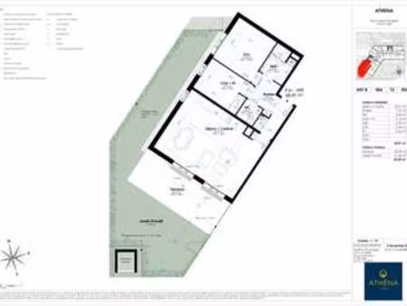 location appartement 3 pièces à caen (14000) : à louer 3 pièces / 69m² caen