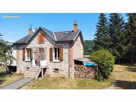 maison 80m2 individuelle 3 chambres à croze 23500