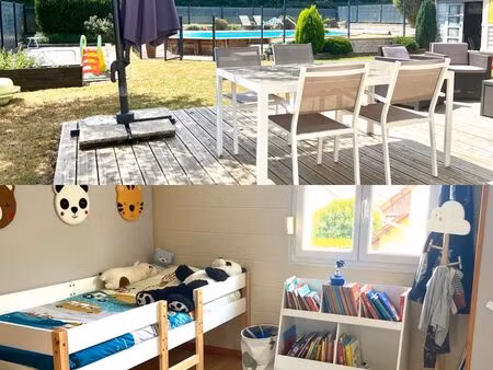 maison 4 pièces – 80 m² – terrain de 668 m² – piscine – garage – 260 000