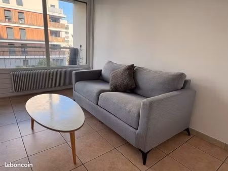 studio meublé 26 m² — proche suisse — disponible de suite