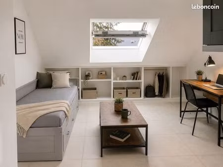 studio meublé neuf 15m² carrez - avrillé - proche campus saint-serge/belle-beille - 450 cc