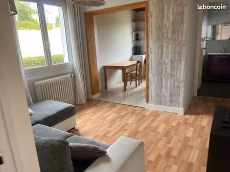 appartement t2 meublé paisible en bord de rivière