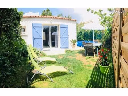 maisonnette t1 traversante de 32 m² avec jardin