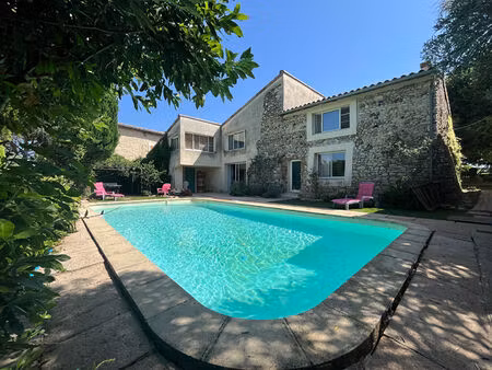 loriol-sur-drôme : deux habitations  une piscine  un potentiel exceptionnel