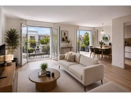 superbe 3 pièces avec deux magnifiques balcons de 26 m² – secteur le petit nanterre