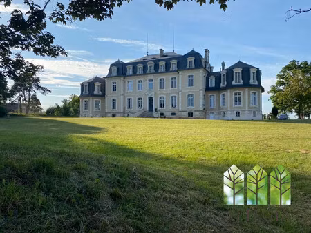 château restauré au coeur d'un domaine avec parc  bois  prairi