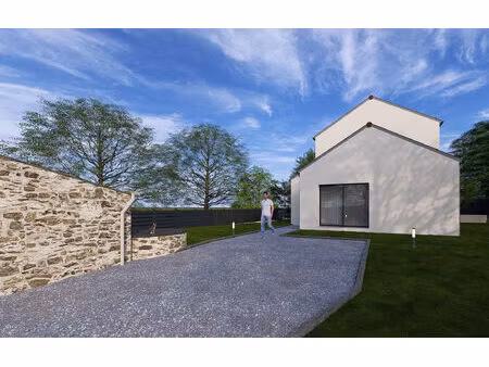 orvault - moncellier - maison de 104 m² avec permis purgé et construction en cours