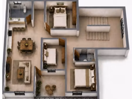 à vendre – appartement t4 avec mezzanine au cœur de cayenne (973)