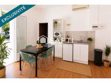 ventabren - t2 de 26m2 à vendre – le compromis idéal entre calme et praticité