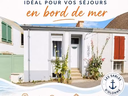 maison de pêcheur de 37 m² à 200 mètres de la grande plage – les sables-d'olonne