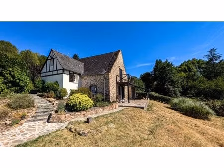 maison en pierre de 4 chambres avec piscine et vue panoramique – aubazine  corrèze