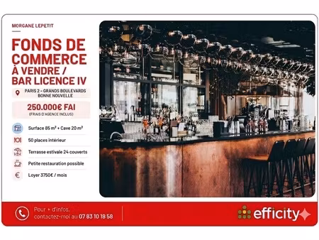 fonds de commerce - 85 m²
