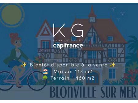maison à vendre blonville sur mer 4 pièce(s) 113m2 399 000€