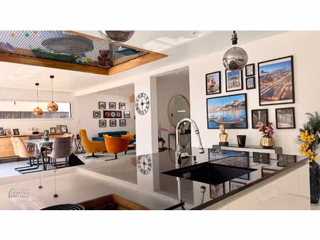 maison contemporaine - 146 05 m2 - terrain 661 m2 - saint-renan
